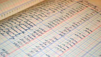 observation record of numbers